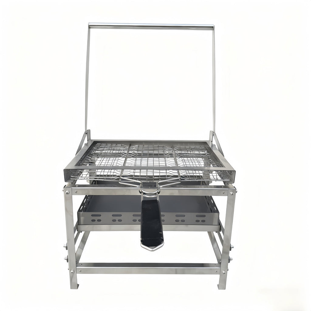 Adjustable Charcoal Rotating Grill