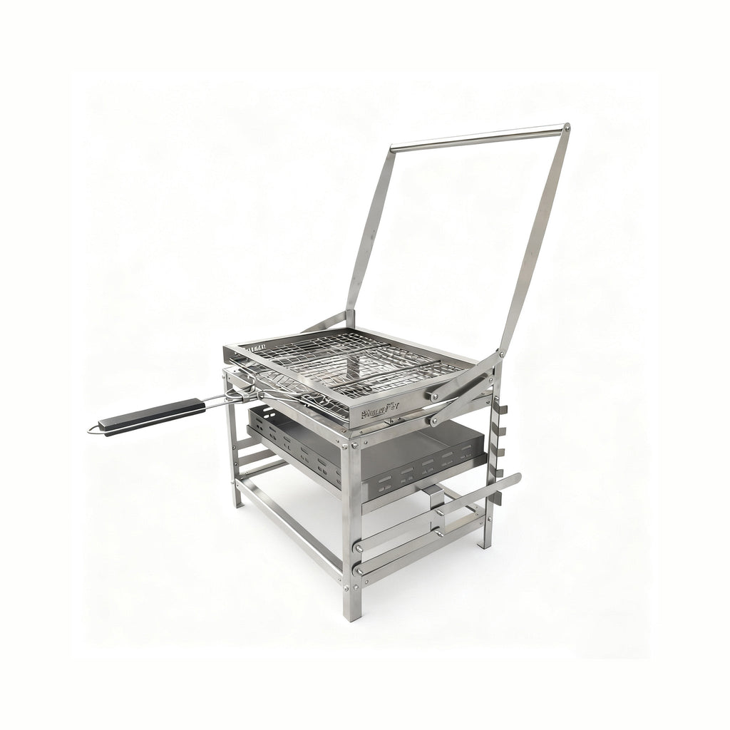 Adjustable Charcoal Rotating Grill