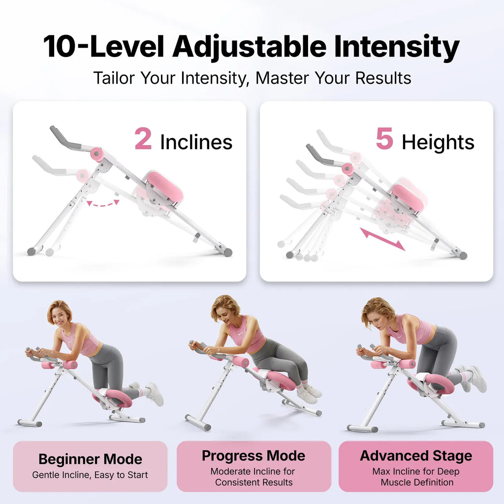 10-Level Adjustable Ab Trainer