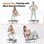 Thin Compact Vibration Plate, Lymphatic Drainage Whole Body Home Fitness Machine