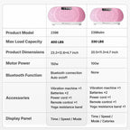 Thin Compact Vibration Plate, Lymphatic Drainage Whole Body Home Fitness Machine
