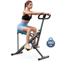 Adjustable Resistance 2-in-1 Squat Row Machine, 350LBS LCD Leg Glute Trainer for Women